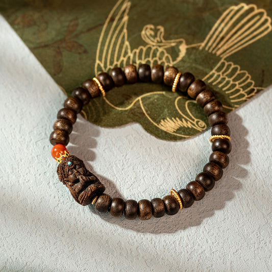 Zakiram Disc Agarwood Bracelet